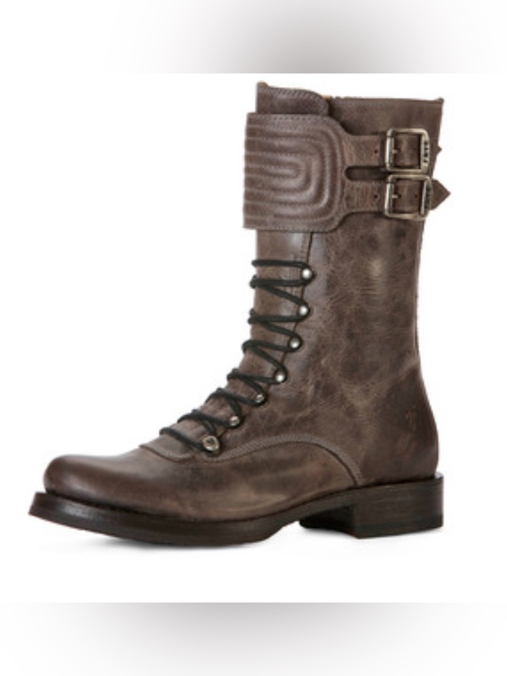 Frye Women's Moto Leather Lace-Up Boots